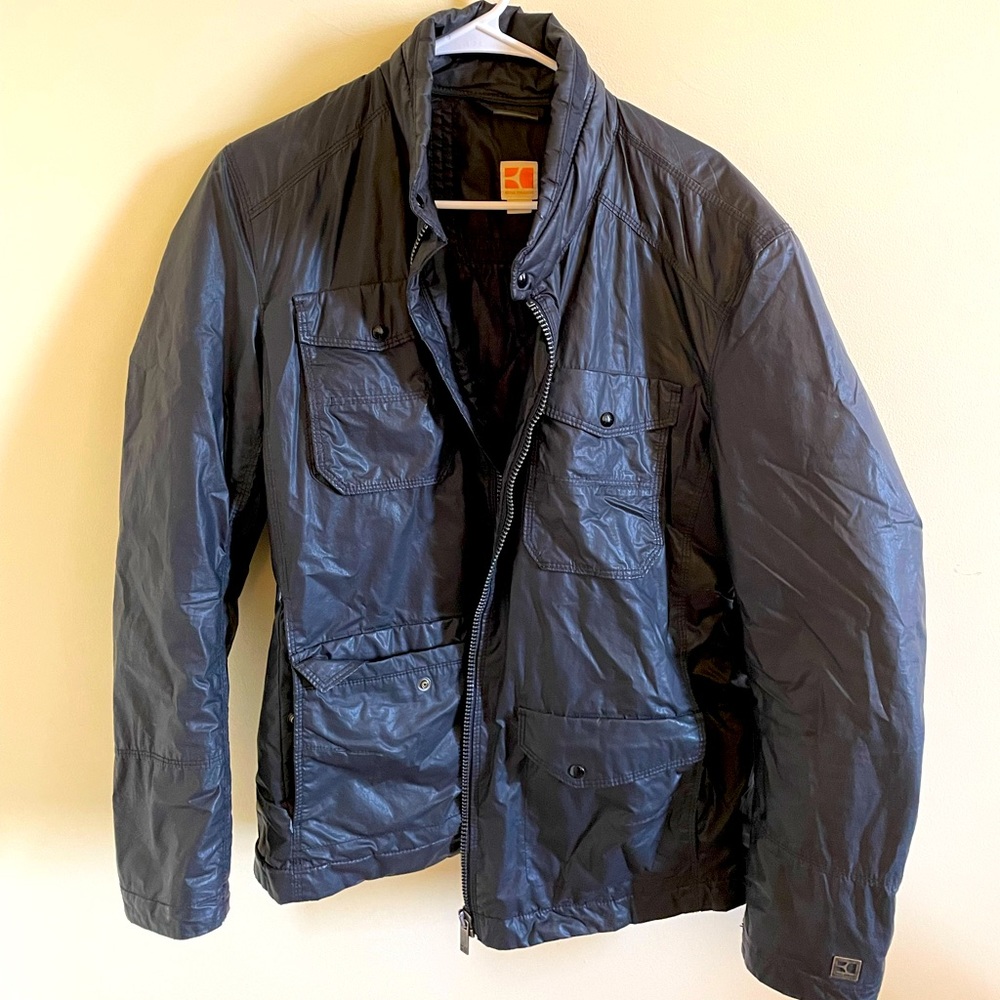 Thermore Rinnova Boss Orange Black Biker Jacket 40R
